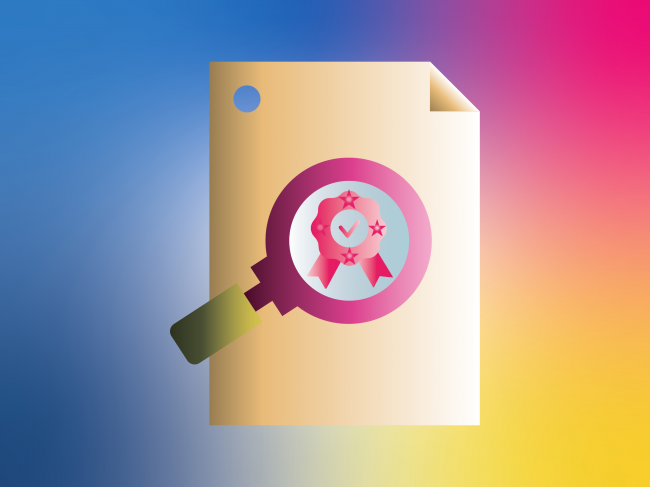 ikona - dokument, lupa